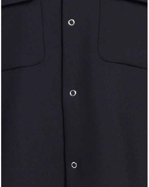 Sandro Blue Midnight Shirt Polyester, Viscose, Elastane for men