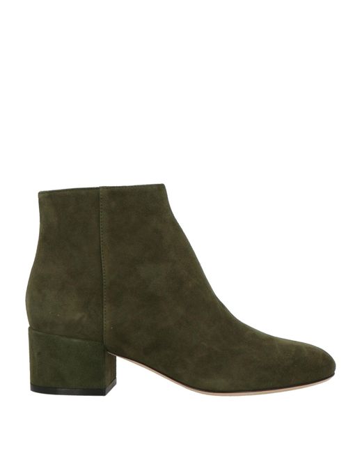 Sergio Rossi Green Ankle Boots