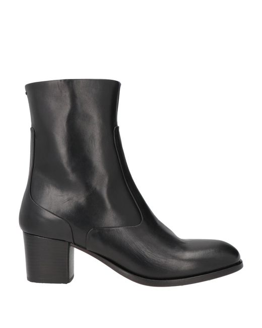 Pantanetti Black Ankle Boots Leather