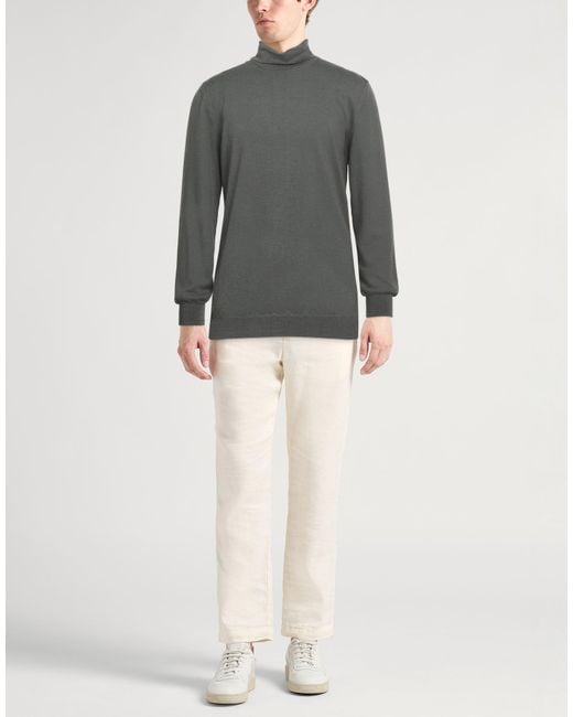 Boglioli Gray Turtleneck for men