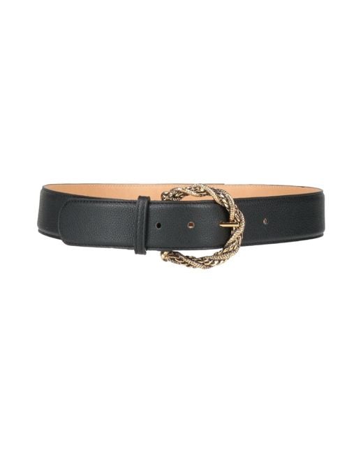 Elisabetta Franchi Black Gürtel