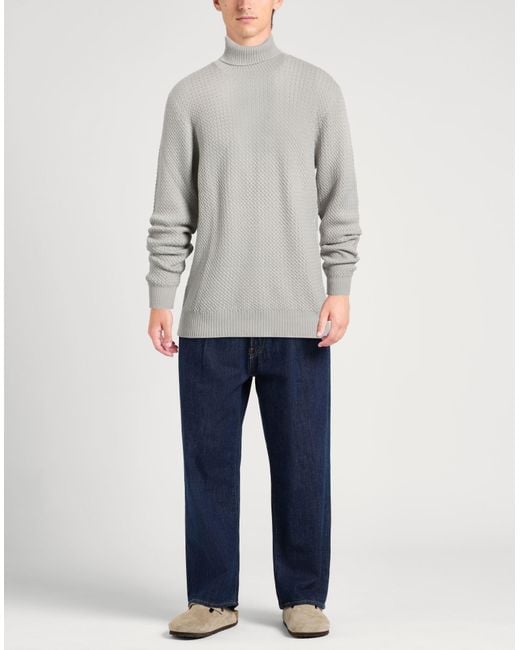 Gran Sasso Gray Turtleneck for men
