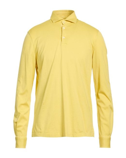 Polo Fedeli de hombre de color Yellow