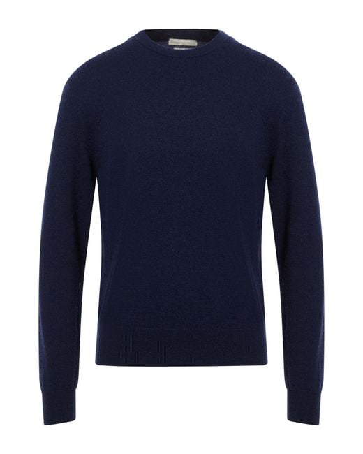 Daniele Fiesoli Blue Sweater Cashmere for men