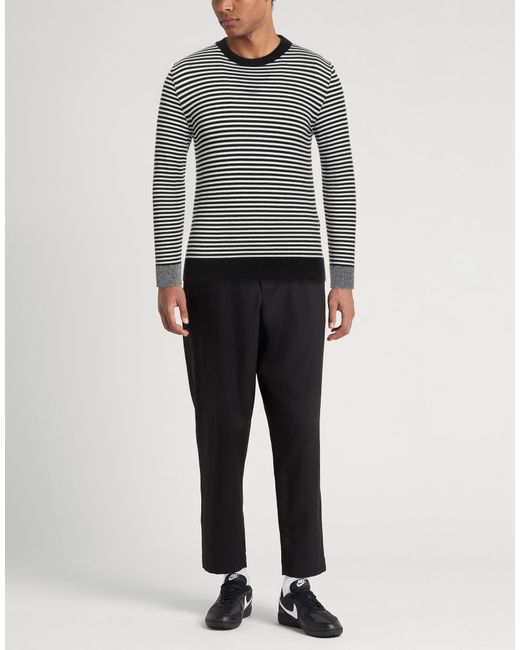 Akep Gray Sweater Viscose, Wool, Nylon, Elastane for men