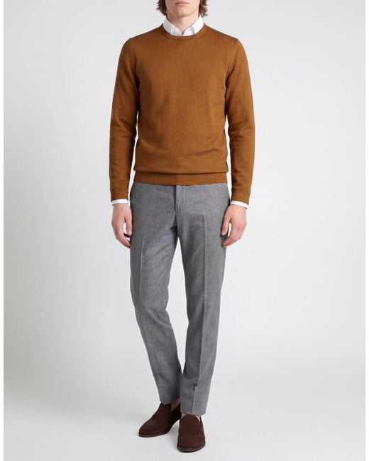 Gran Sasso Brown Sweaters for men
