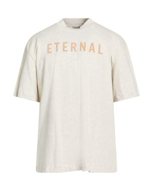 Fear Of God White Light T-Shirt Cotton for men