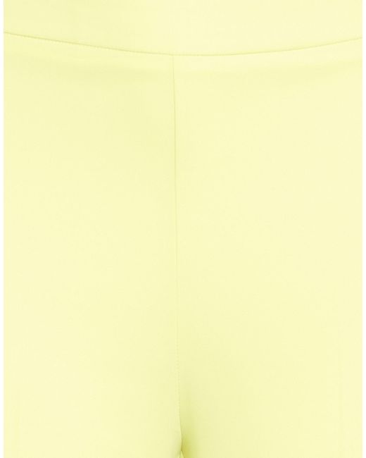 Camilla Yellow Pants Polyester, Elastane