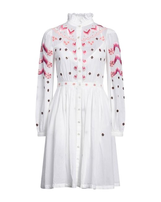 Temperley London White Mini Dress
