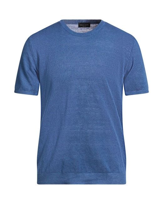 Roberto Collina Pullover in Blue für Herren