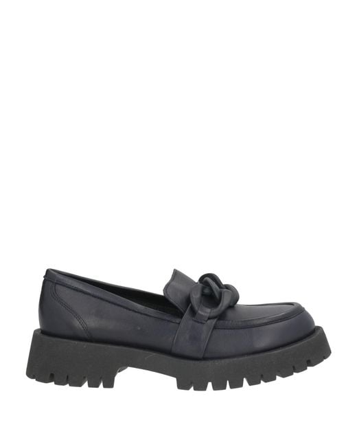 BARRACUDA'S COLLECTION Gray Midnight Loafers Leather