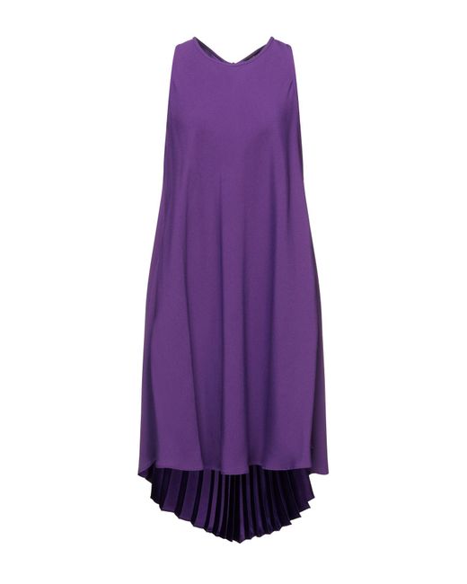 Antonelli Purple Mini-Kleid