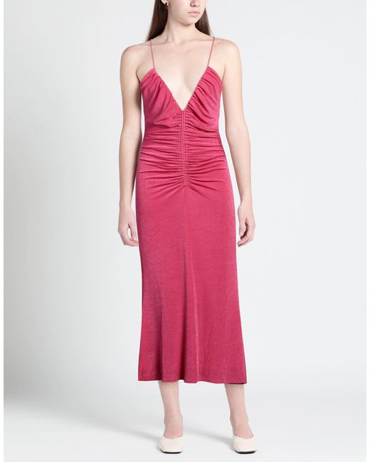 Misha Pink Midi Dress