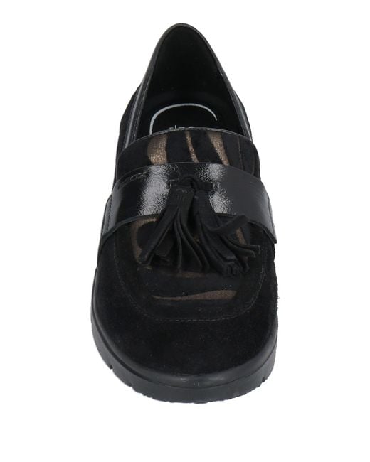 Geox Black Loafers
