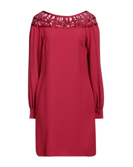 Alberta Ferretti Red Mini Dress