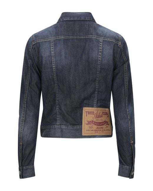 DSquared² Blue Denim Outerwear