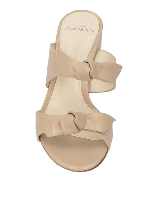 Alexandre Birman Natural Sandals Leather