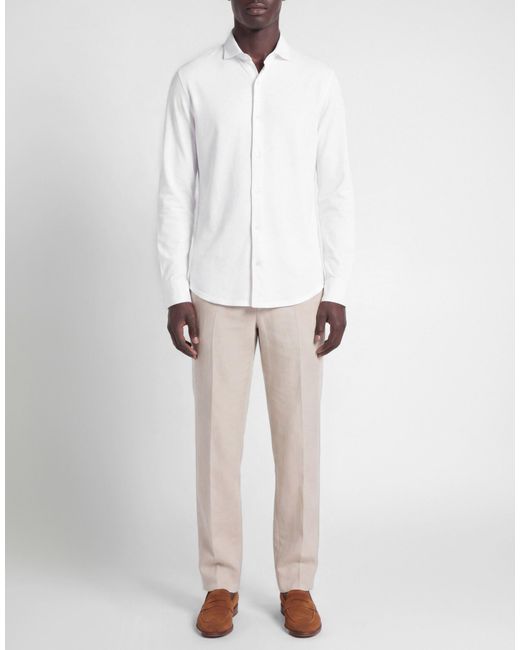 Camicia di Fedeli in White da Uomo