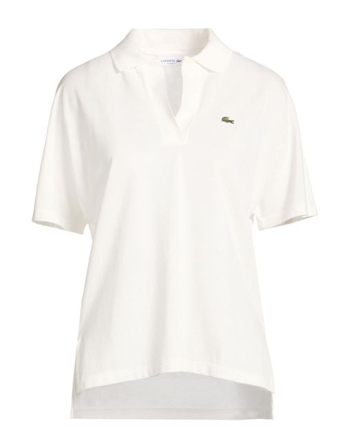 Polo Lacoste de color White