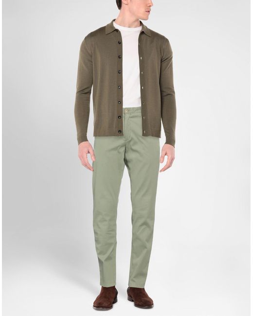 Hackett Green Military Pants Cotton, Elastane for men