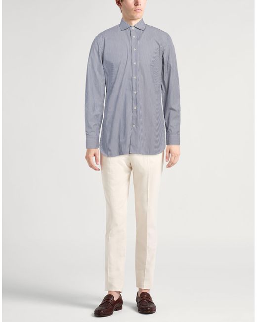 Hackett Blue Midnight Shirt Cotton for men