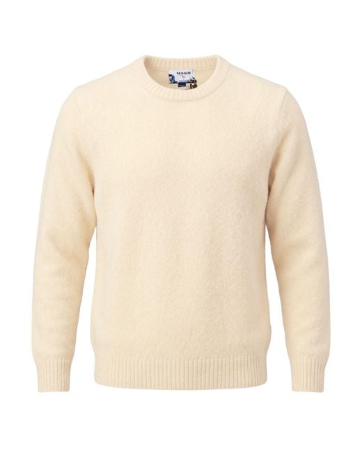 Sebago Natural Cream Sweater Wool for men