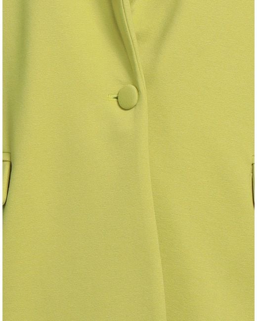 Jijil Green Blazer Viscose, Polyamide, Elastane
