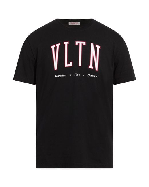 Valentino Garavani Black T-Shirt Cotton for men