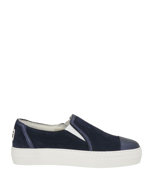 Cerruti 1881 Blue Sneakers Calfskin