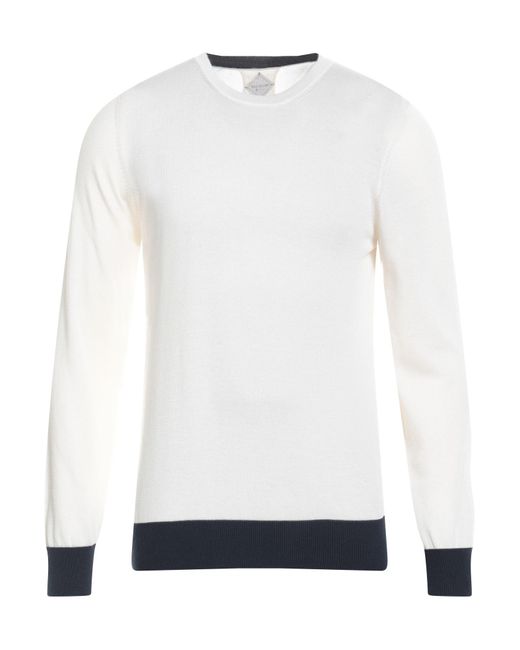 Pal Zileri White Sweater for men