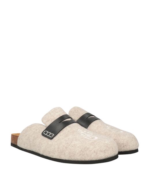 J.W. Anderson White Mules & Clogs for men
