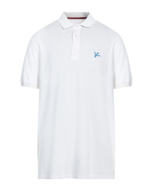 Isaia White Polo Shirt for men