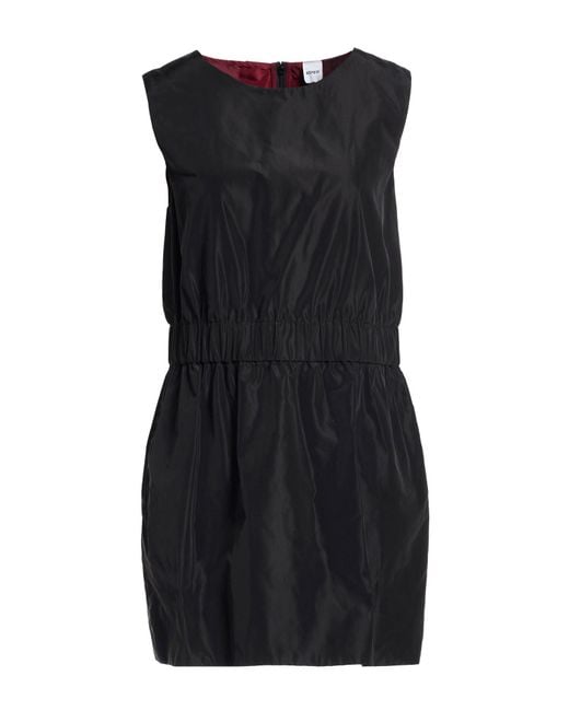 Aspesi Black Mini Dress Polyester