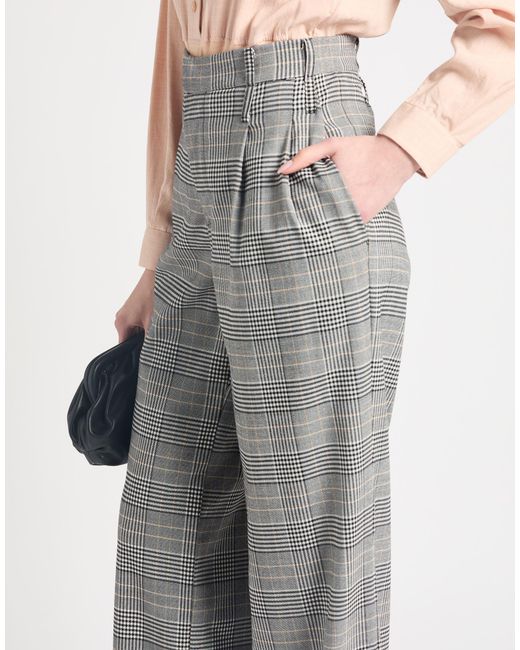 Aniye By Gray Pants Polyester, Viscose, Elastane