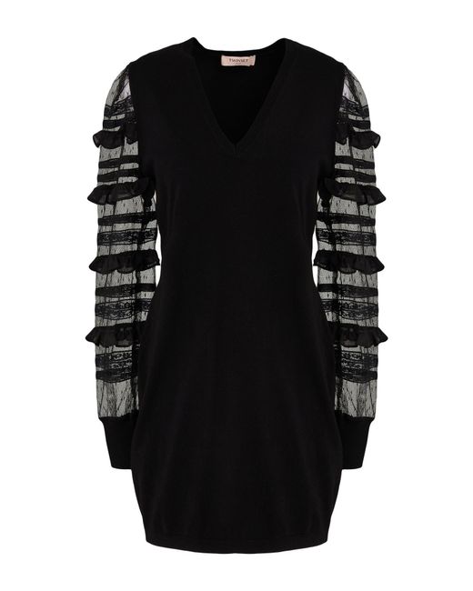Twinset Black Mini Dress