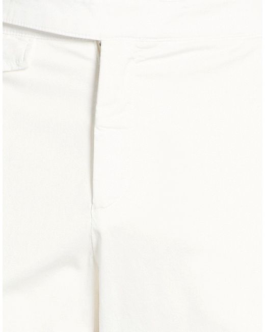 Eleventy White Pants Cotton, Elastane for men