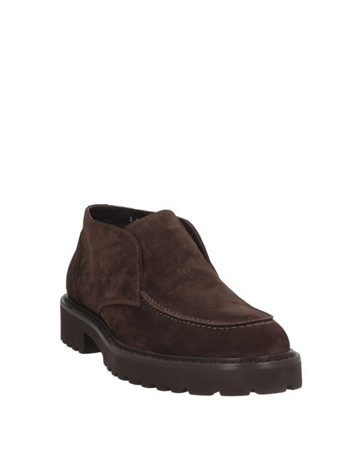 Doucal's Brown Ankle Boots Leather for men