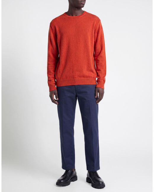Daniele Fiesoli Red Sweater Wool, Cashmere for men