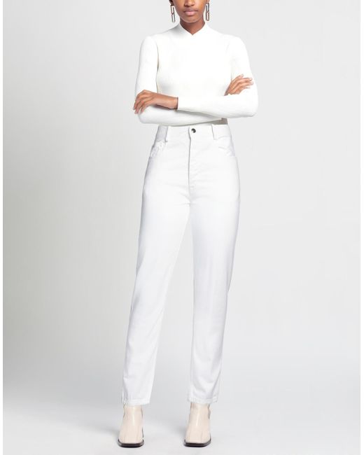Ann Demeulemeester White Jeans