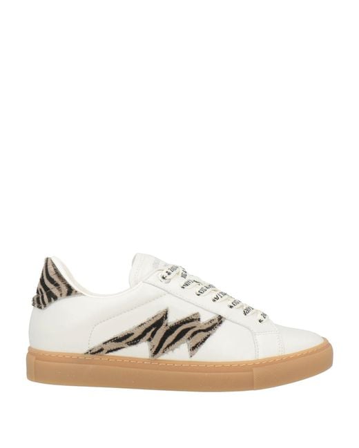 Zadig & Voltaire White Sneakers Leather