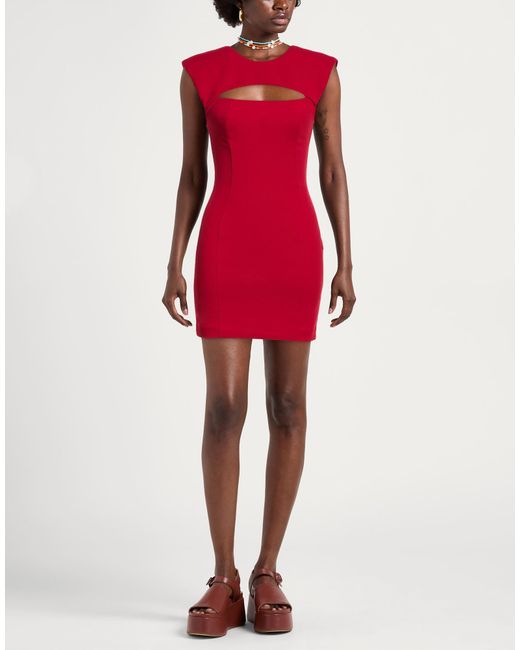 Aniye By Red Mini Dress Polyester, Elastane