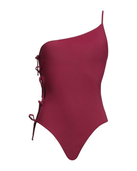 Rick Owens Red One-piece Swimsuit
