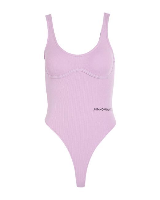 hinnominate Pink Bodysuit Cotton, Elastane