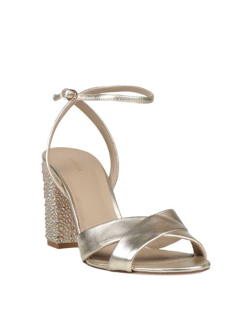 Le Silla Metallic Sandals