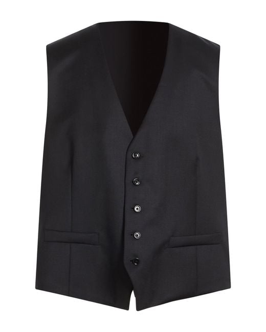 Lardini Black Waistcoat for men