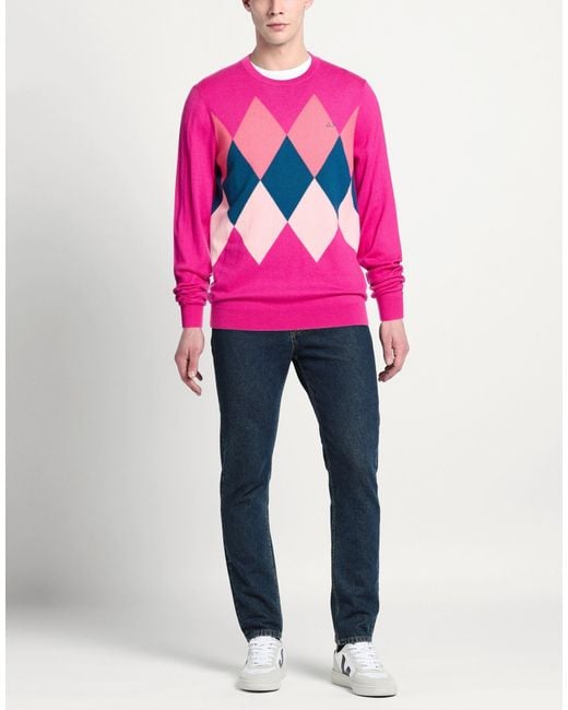 Sun 68 Pink Sweaters for men