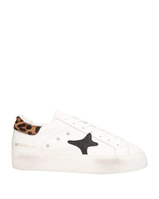 AMA BRAND Natural Deluxe Sneakers Leather