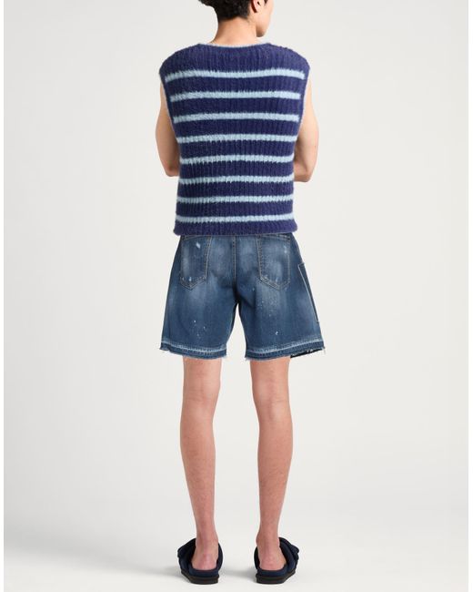 DSquared² Blue Denim Shorts for men