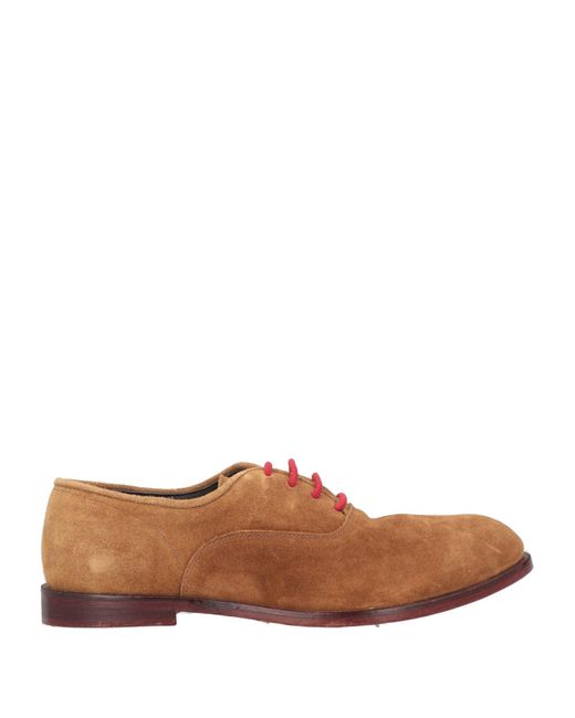 JP/DAVID Brown Lace-up Shoes for men