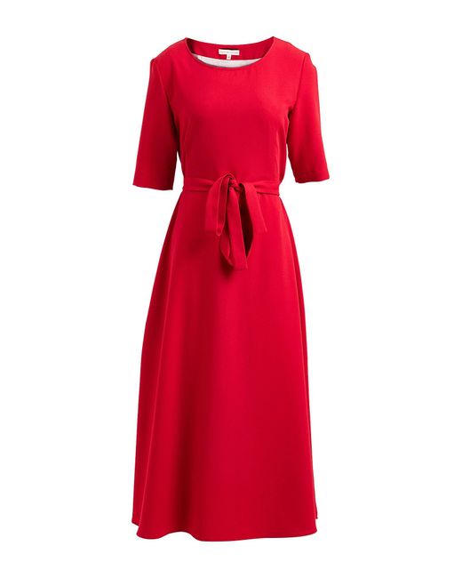 Robe midi Camicettasnob en coloris Red